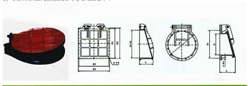PM型拍门安装布置结构图